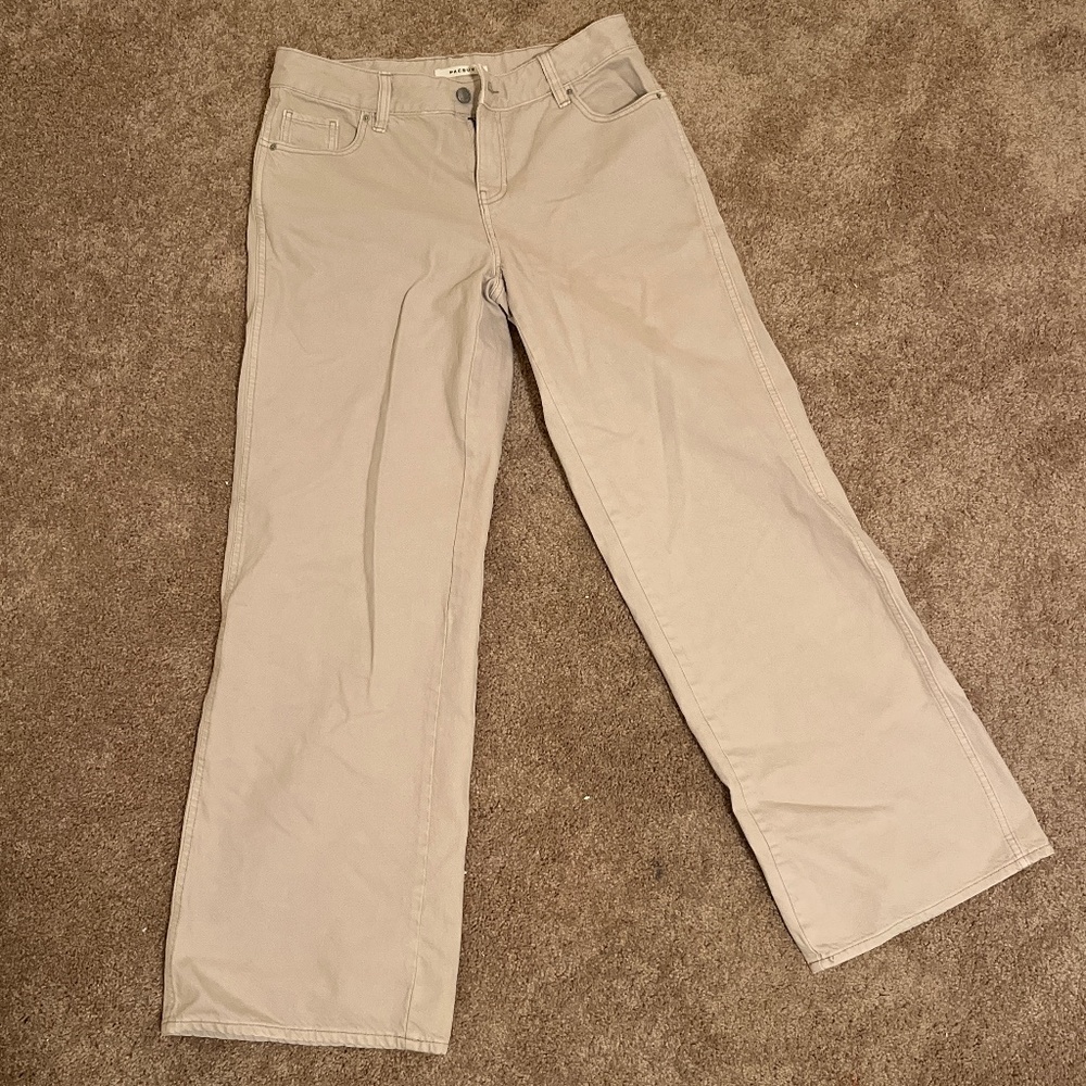 Low Rise Baggy PacSun Beige Pants